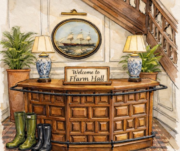 Ffarm Reception mockup